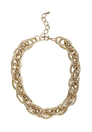 Curb Chain Necklace product image (X63323.GD.1)