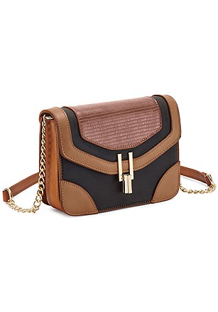 Chain Strap Crossbody Bag product image (X63330.BRBK.4)