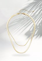 Link. layered chain necklace (Product Display 7964) image - mobile.