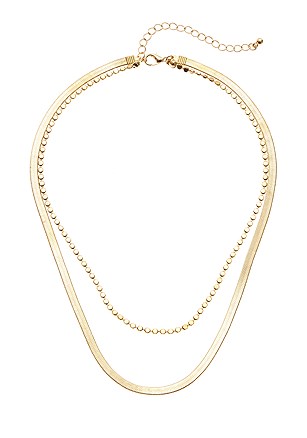 Layered Chain Necklace product image (X63334.GD.1)