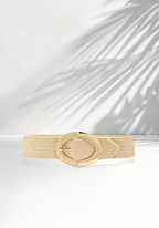 Link. raffia waist belt (Product Display 9021) image - mobile.