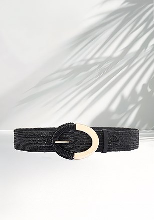 Raffia Waist Belt product image (X63347.BK.1.B)