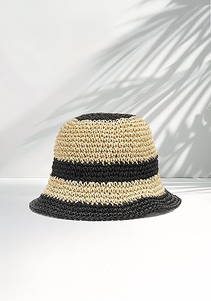 Color Block Bucket Hat product image (X63352.BKBE.1.B82725)