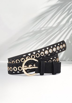 Cut Out Detail Belt product image (X63358.BK.1.B)