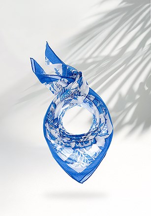 Floral Square Scarf product image (X63361.BLWH.1.B82725)