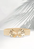Link. raffia statement waist belt (Product Display 9720) image - mobile.