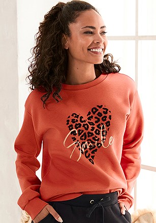 Graphic Print Sweatshirt product image (X64319.RD.1)