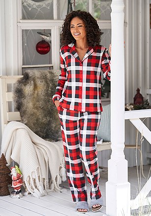 Plaid Pajama Pants product image (X65020.RDPR.X64016.RDPR.2)