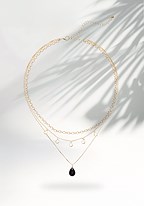 Link. layered pendant necklace (Product Display 9832) image - mobile.