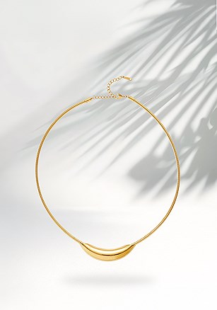 Pendant Collar Necklace product image (X66330.GD.1.B)