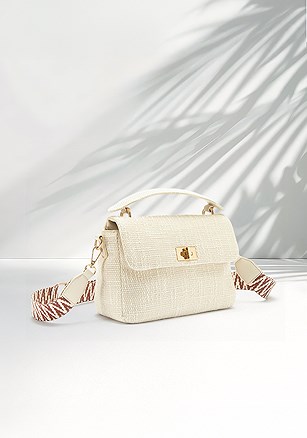 Canvas Crossbody Strap Bag product image (X67327.BE.1.B)