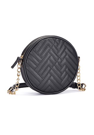 Round Crossbody Bag product image (X67330.BK.1)