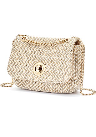 Woven Crossbody Bag product image (X67335.BE.1)