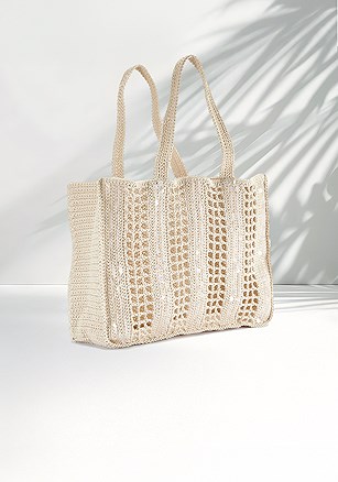 Crochet Tote Bag product image (X67337.BE.1.B4925)