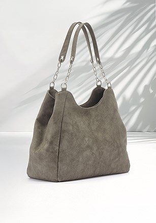 Faux Suede Hobo Bag product image (X67341.GY.1.B)