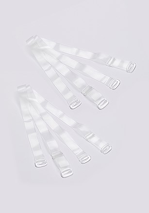 2 Pk Wide Adjustable Clear Bra Straps product image (X68307.CL.1.B050526)