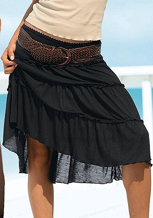 Flowy Midi Skirt product image (x50003.BK-S)