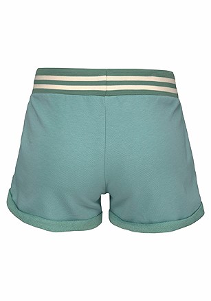 Side Stripe Lounge Shorts, 3/4 Sleeve Sweatshirt product image (x65004-MINT.1)